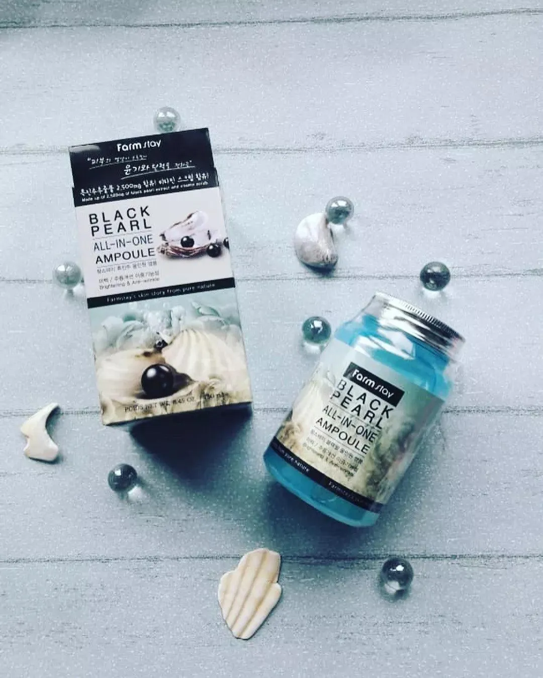 [Farmstay] Black Pearl All-In-One Ampoule 250ml