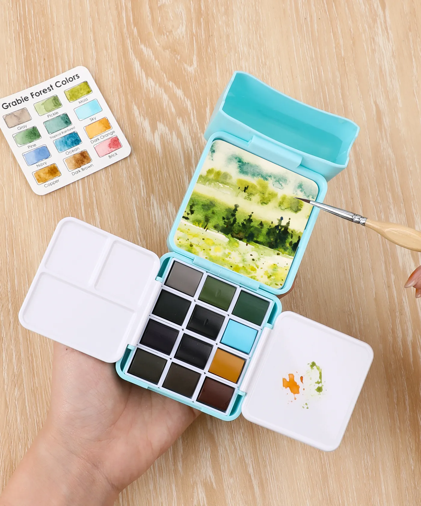 Foldable Watercolor Pocket Set of 12