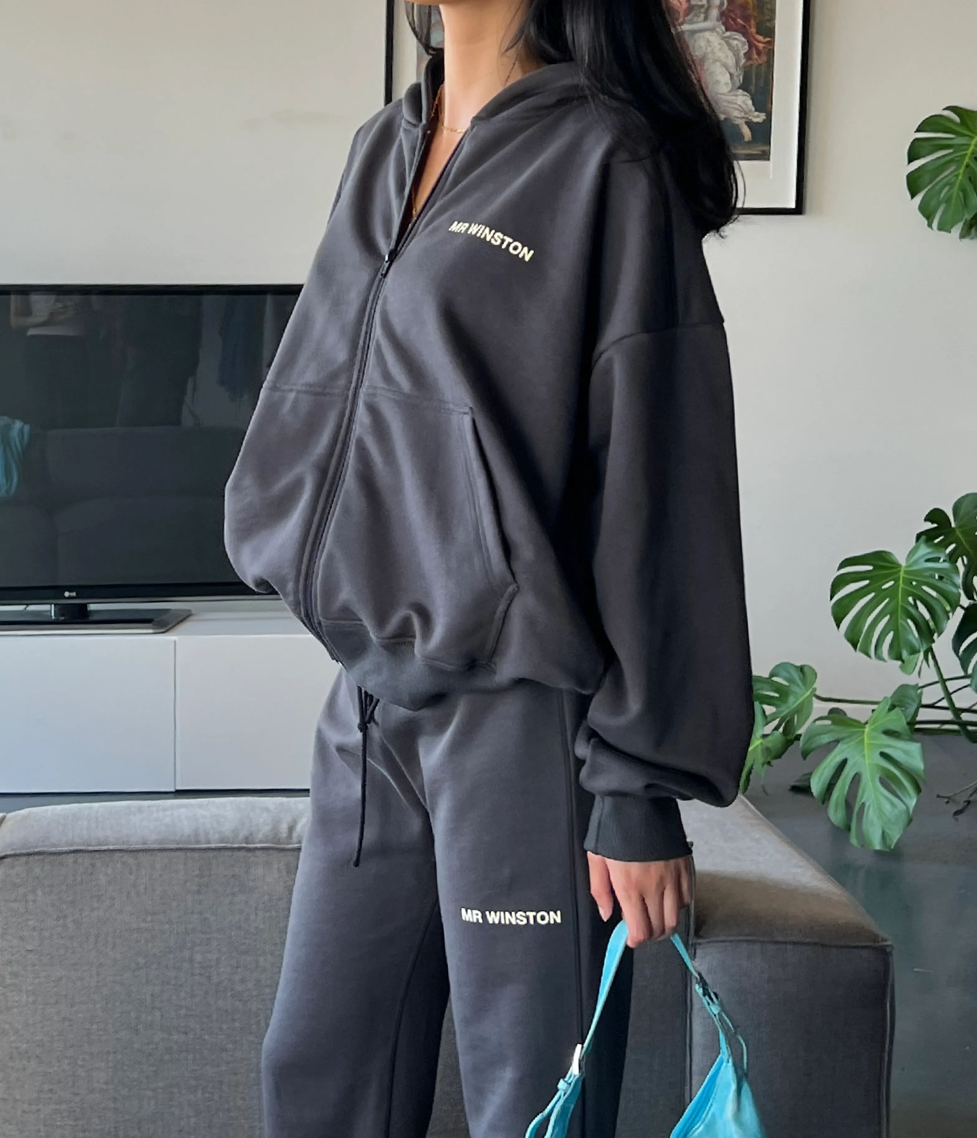 French Terry Zip Puff
