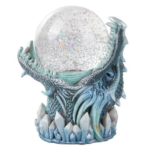 Frost Dragon Storm Ball Figurine