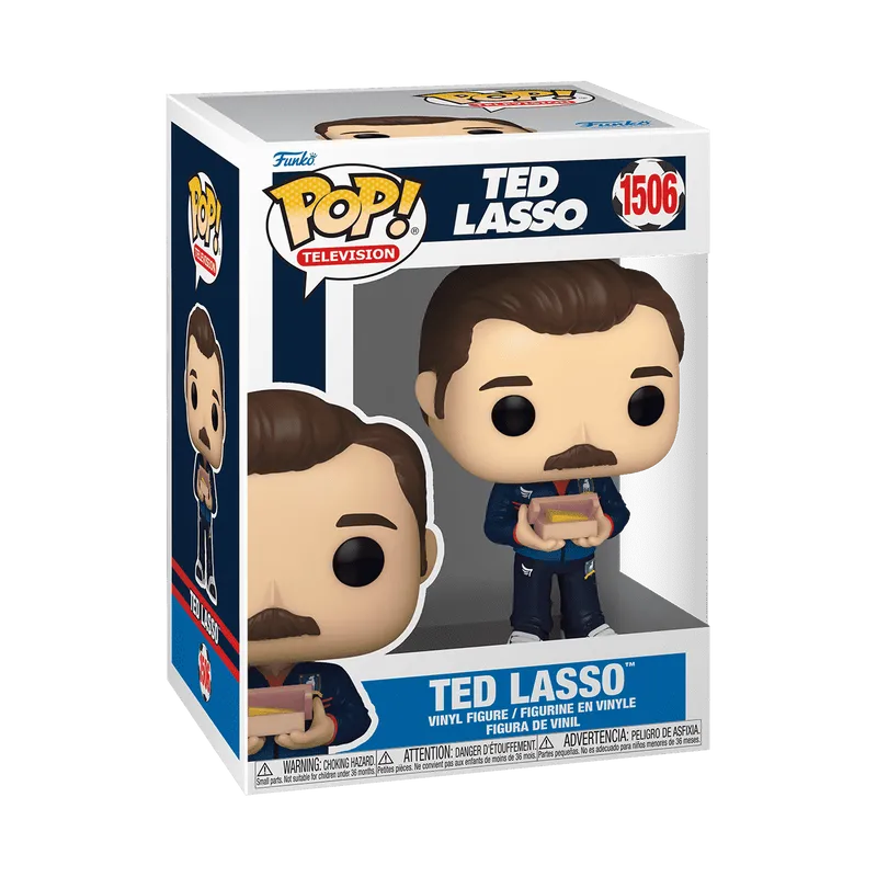 Funko Pop Television - Ted Lasso! Ted Lasso With Biscuits Vinyl Figure