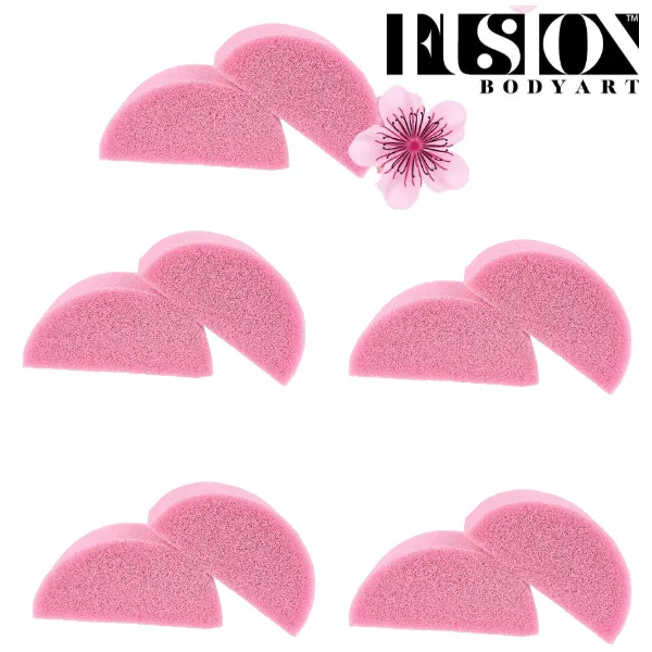 Fusion Half Round Sponges, x 10