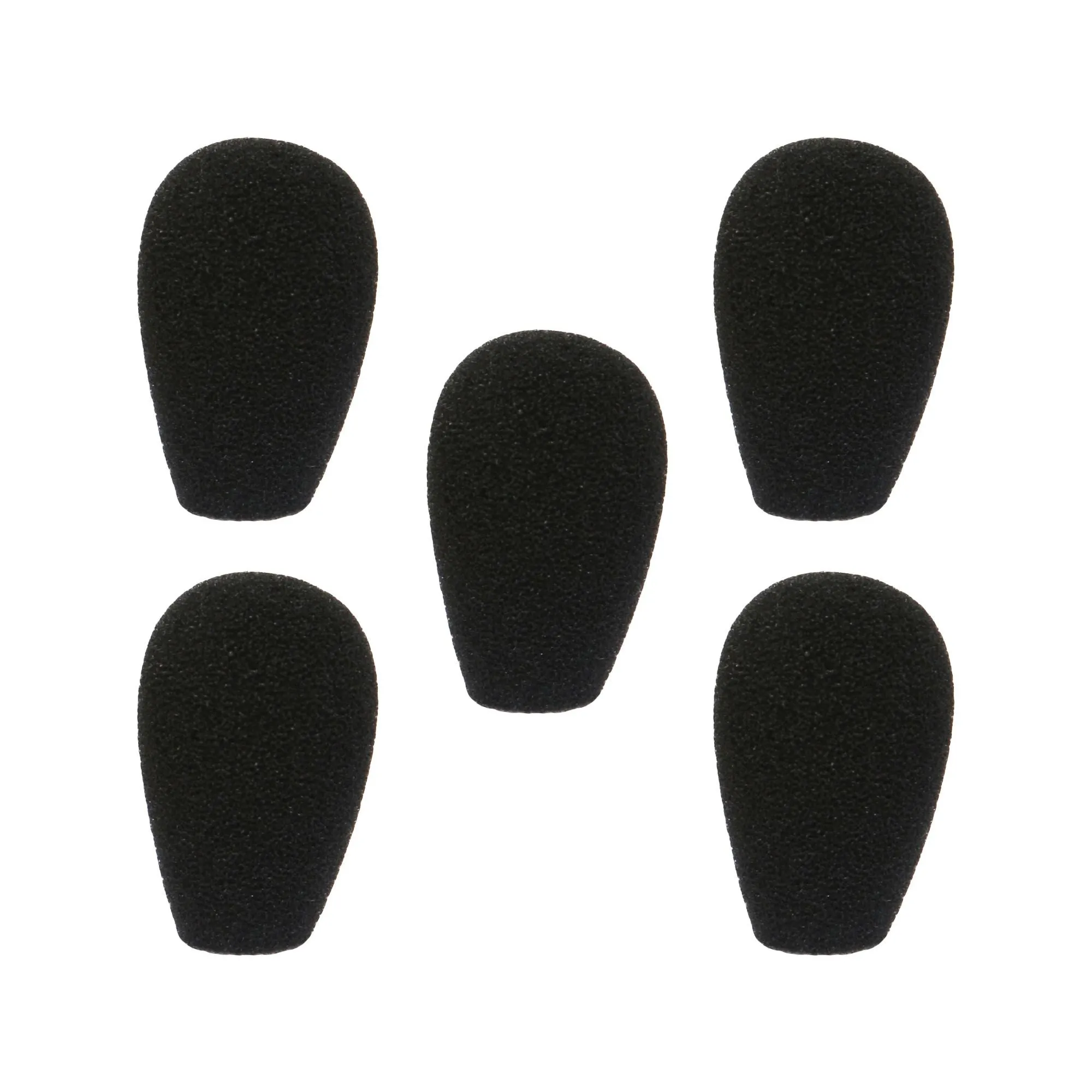 Galaxy Audio WS-HSUBK Windscreen for All Omni HS & ES Uni-Directional Models (5 pack) - Black