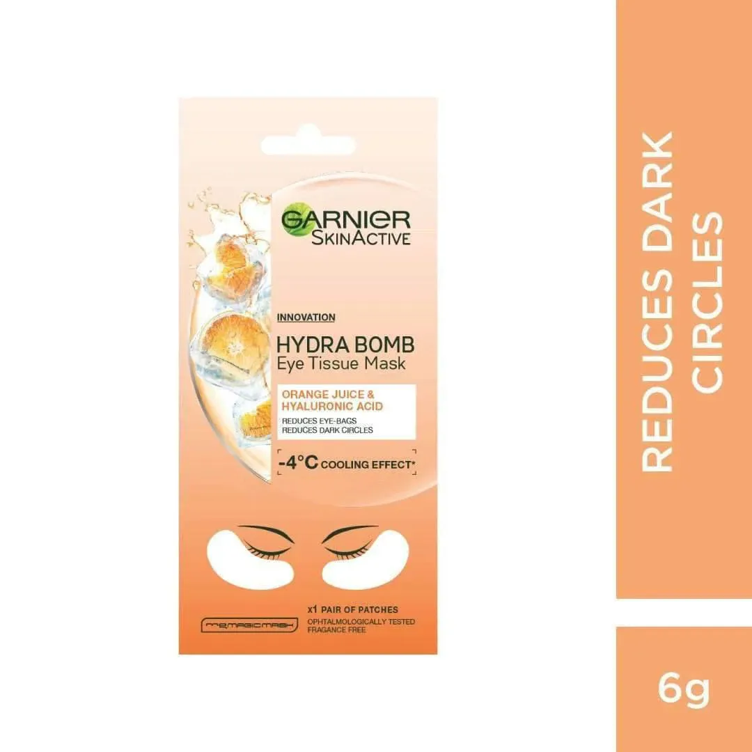 Garnier HYDRA BOMB EYE TISSUE MASK ORANGE