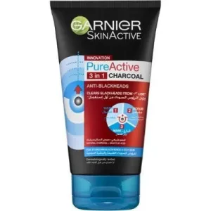 Garnier Pure Active 3 in 1 Charcoal Anti-Blackheads 150 ml