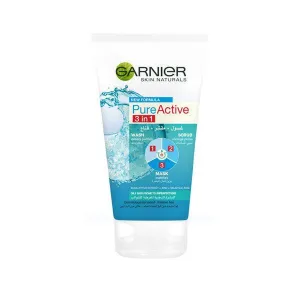 Garnier - Pure Active 3 in 1 Wash Scrub And Mask