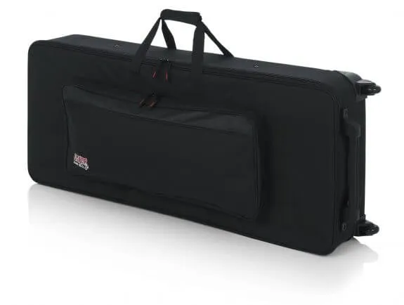 Gator GK-61 61-Note Keyboard Rigid EPS Foam Lightweight Case w/ Wheels