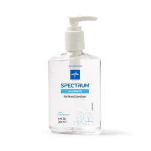 Gel 70% Spectrum Hand Sanitizer, Pump Bottle, 8oz. (1EA)