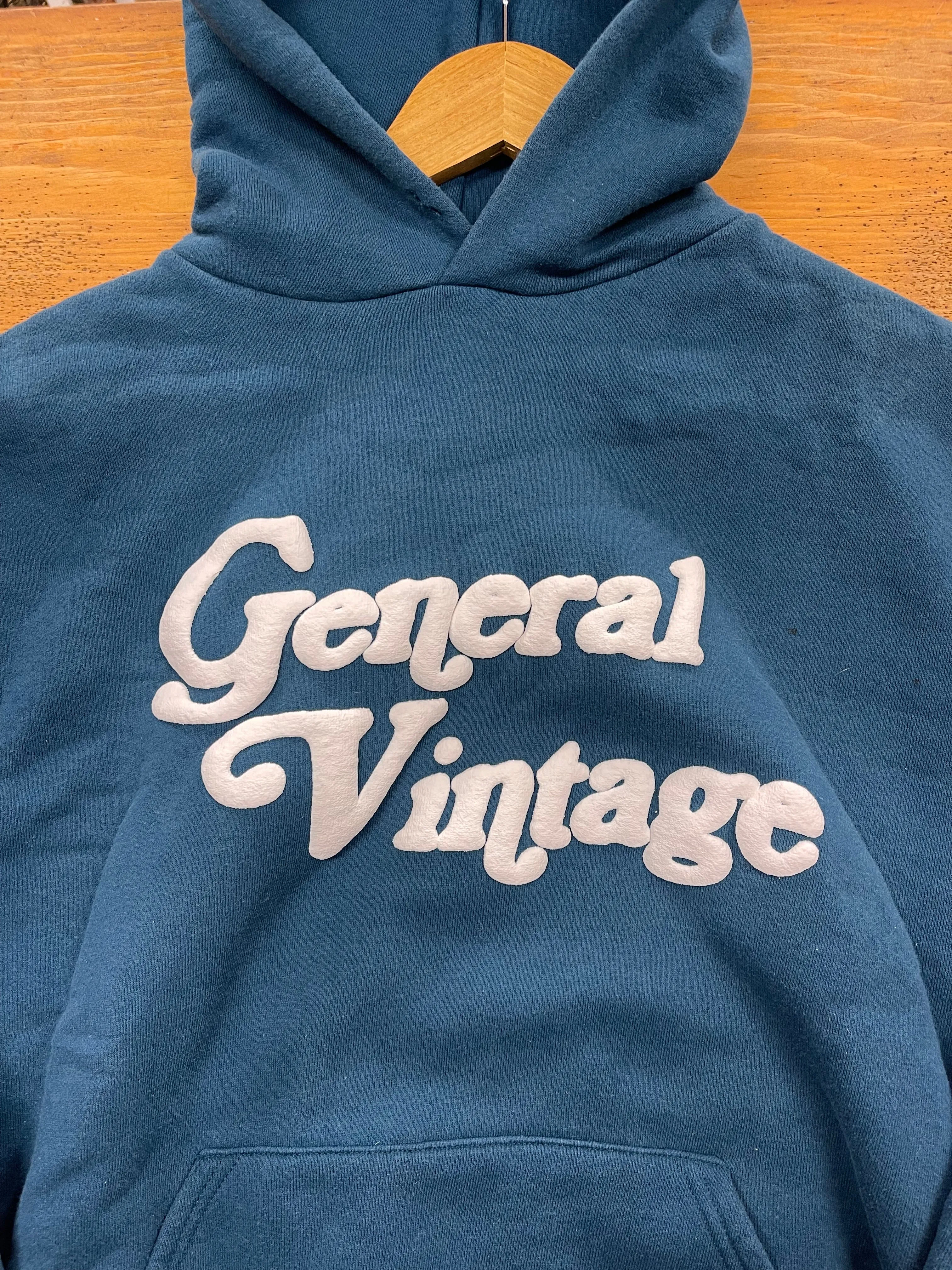 General Vintage Puff Print Hoodie (L/XL)