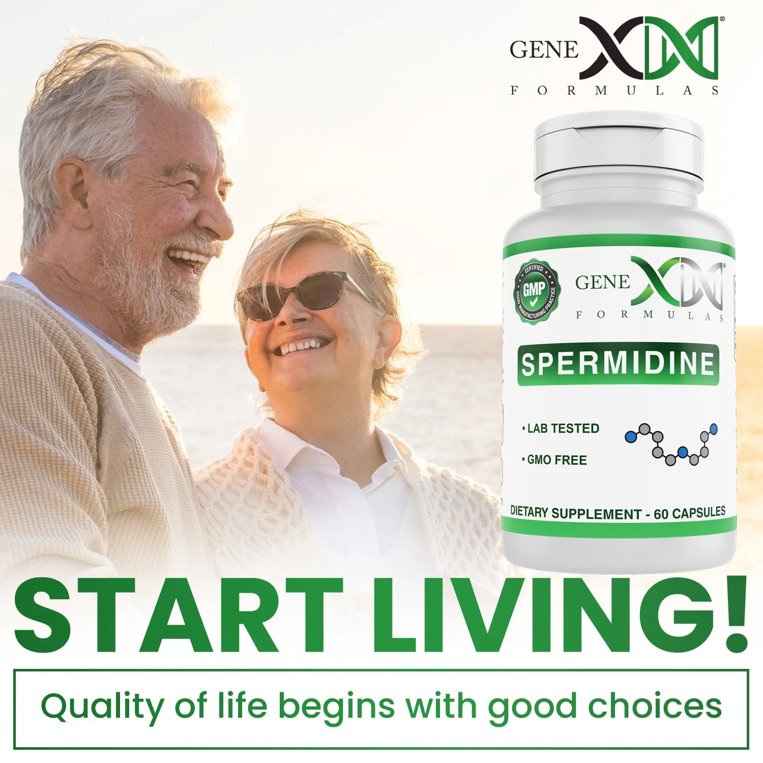 Genex Spermidine 10m (60 Capsules)