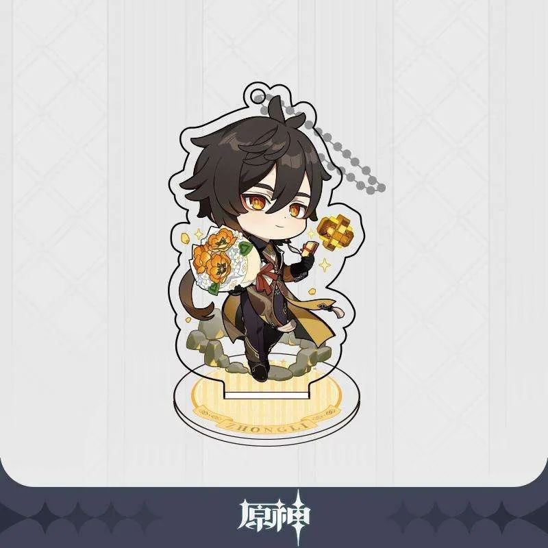 Genshin Impact - Zhongli 2-in-1 Acrylic Keychain / Stand