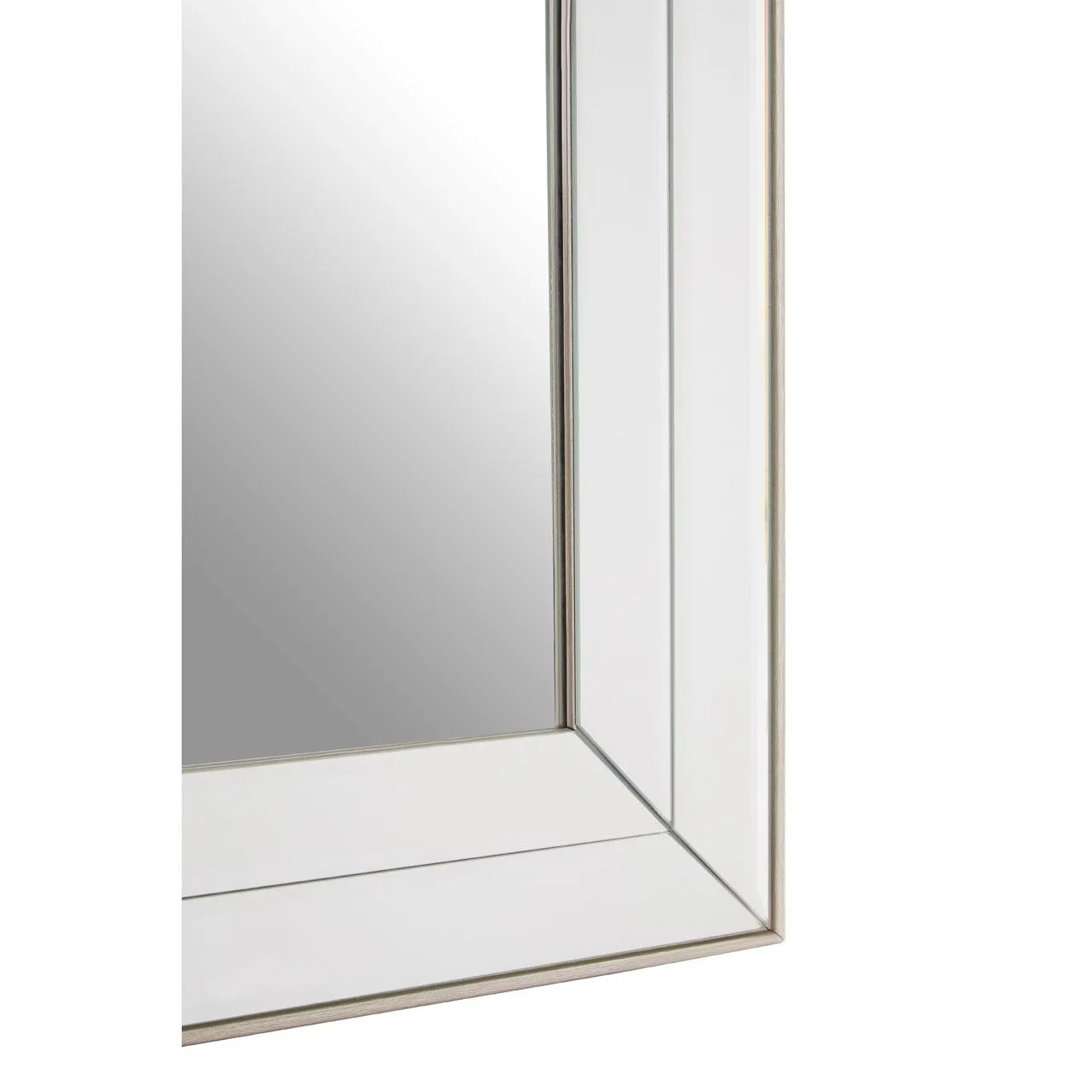 Glass Framed Mirror 80 x 60cm