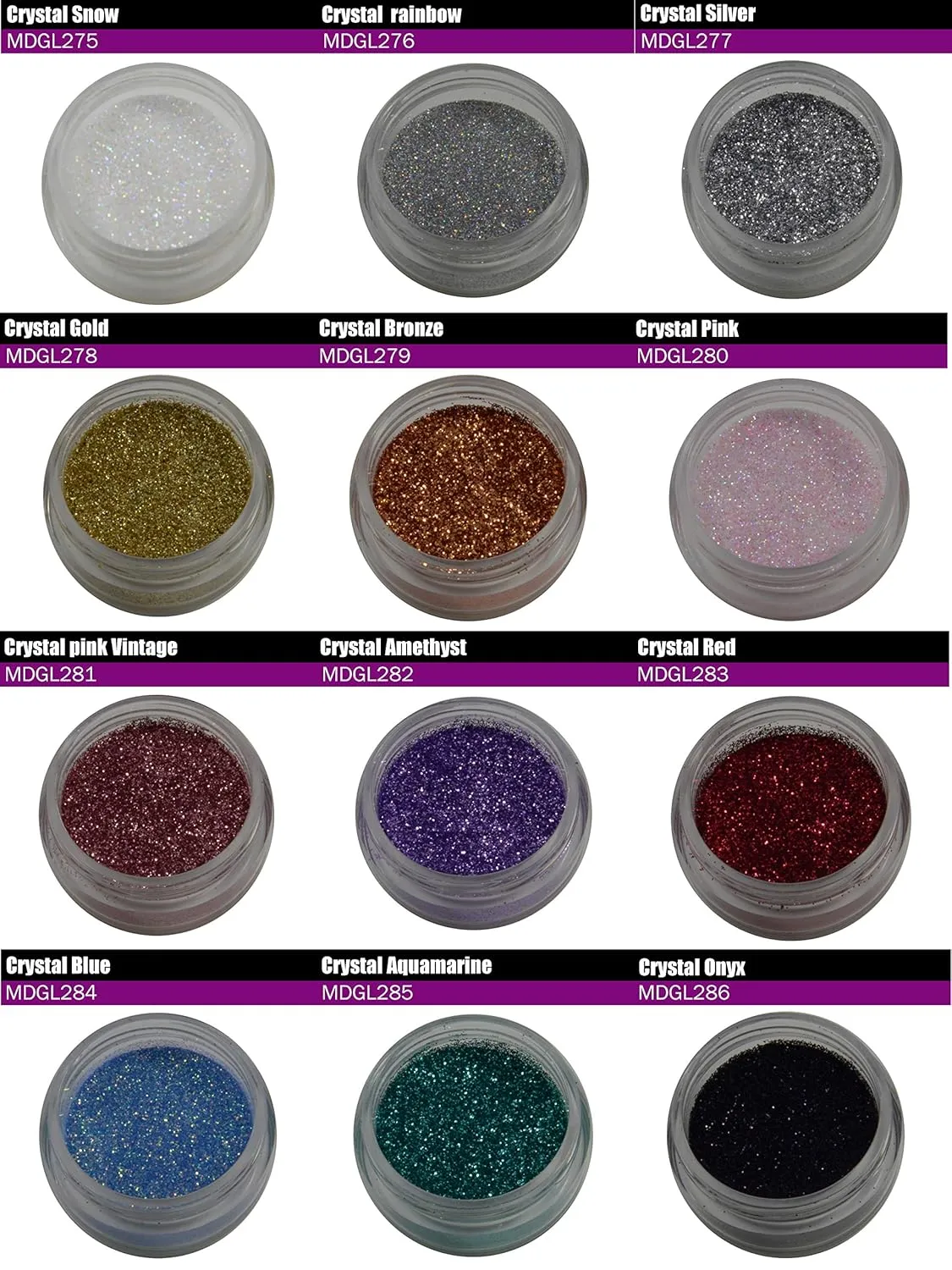 Glitters Mineral Eye-shadow Mineral Makeup Eye-Shadows Loose Shimmer Mica Bare Powder Pigments Makeup For Girls Eye Makeup Makeup For Teens Makeup Highlighter Made In USA