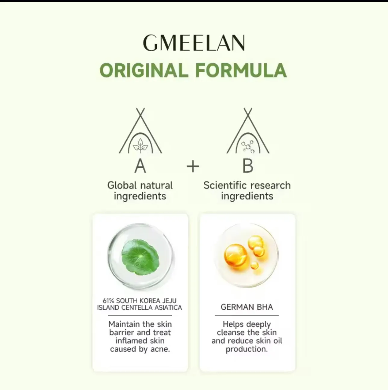 GMEELAN - Centella BHA Smoothing Gel Cleanser 80g