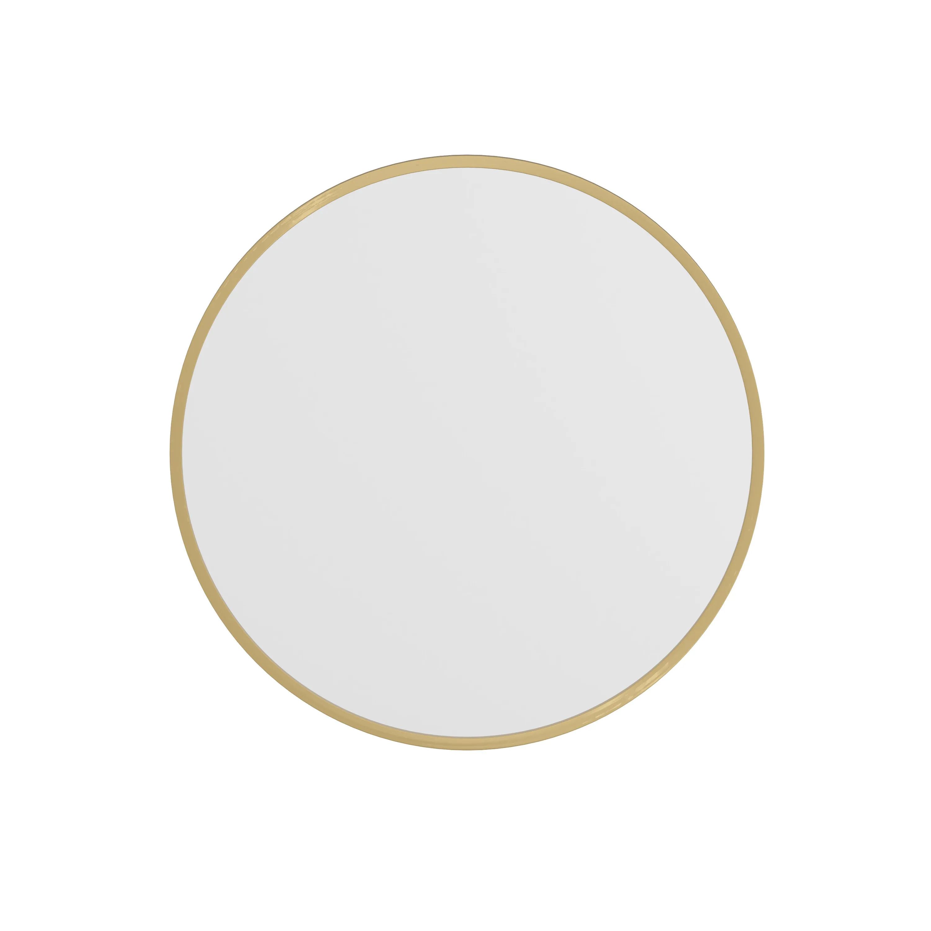 Gold 24" Round Wall Mirror HFKHD-4GD-CRE8-391315-GG