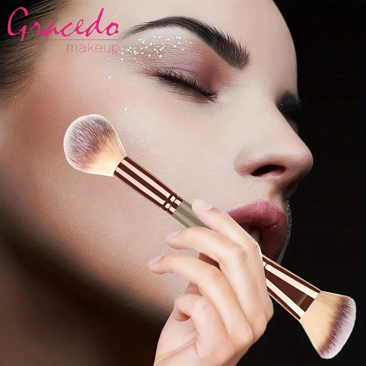 Gold Makeup Brush Set