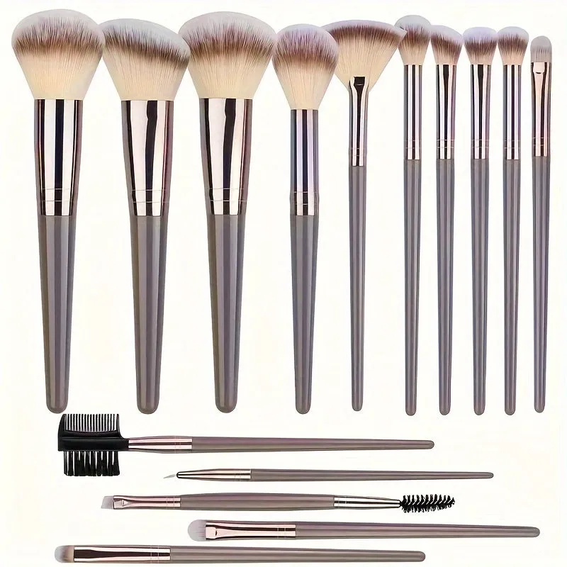 Gold Makeup Brush Set