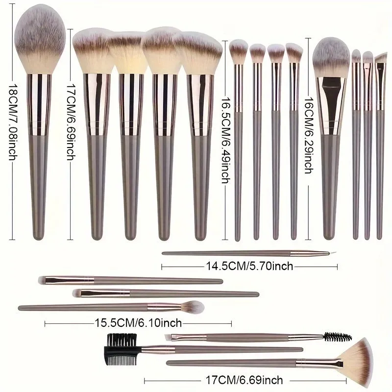 Gold Makeup Brush Set