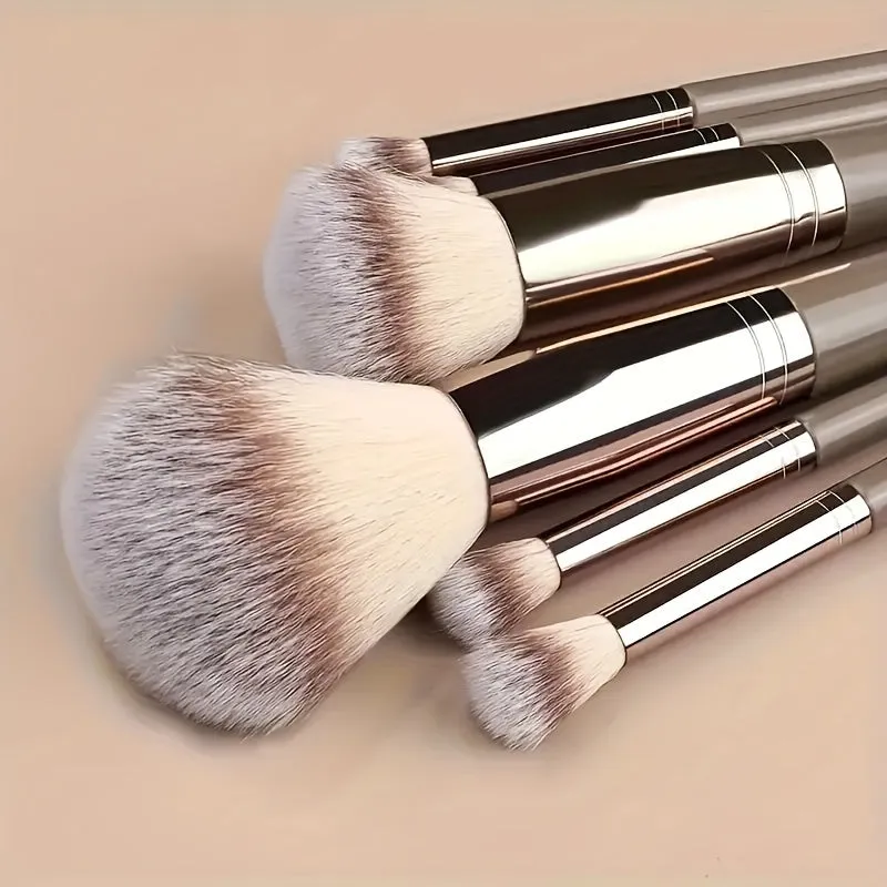 Gold Makeup Brush Set