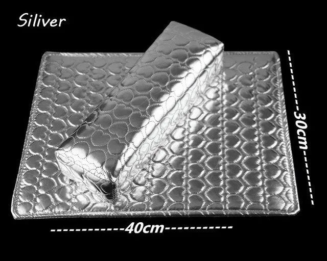 gold silver color fashion SOFT Hand Holder Cushion Pillow Nail Arm Rest for nail art manicure nail tools