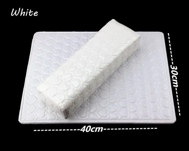 gold silver color fashion SOFT Hand Holder Cushion Pillow Nail Arm Rest for nail art manicure nail tools