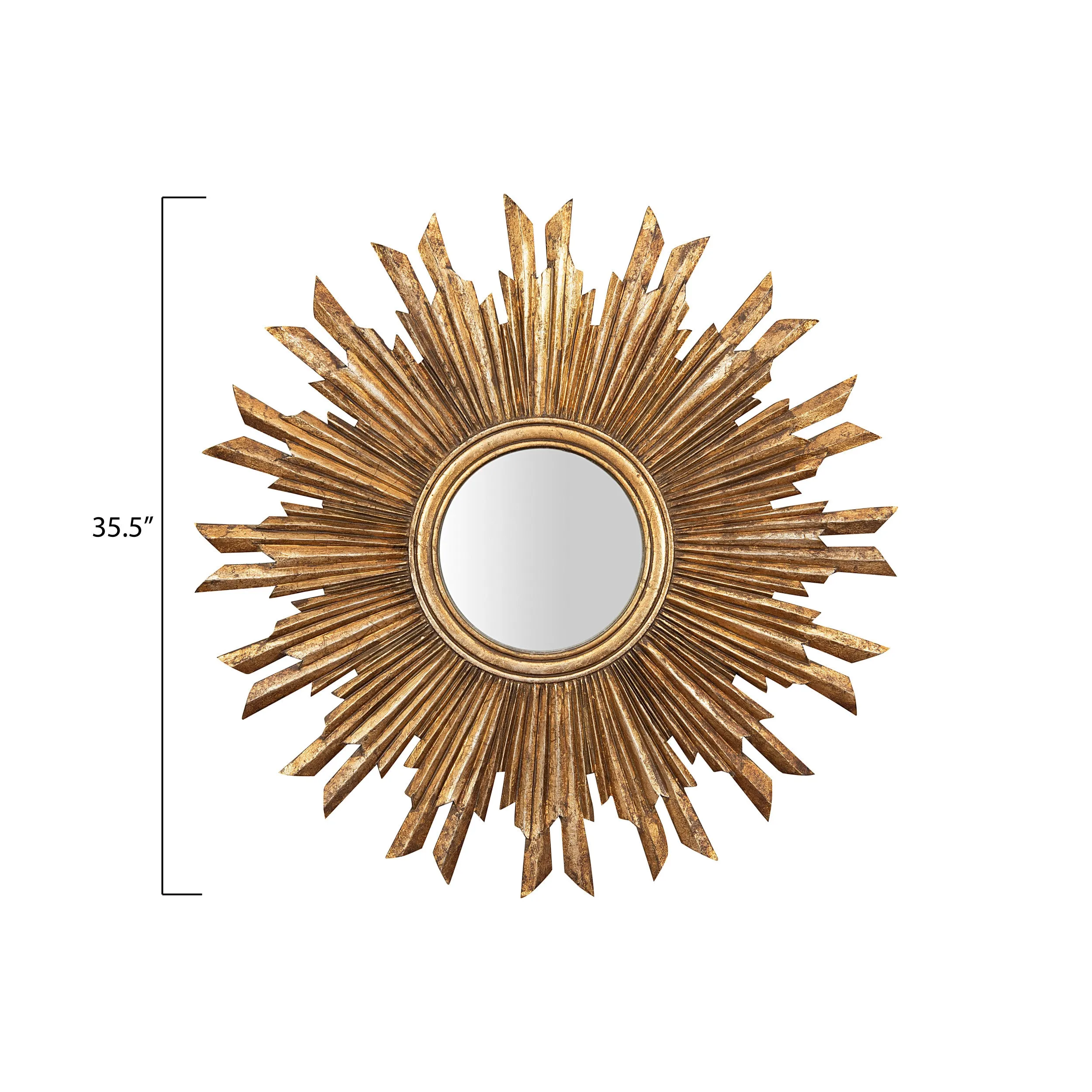 Gold Sunburst Mirror