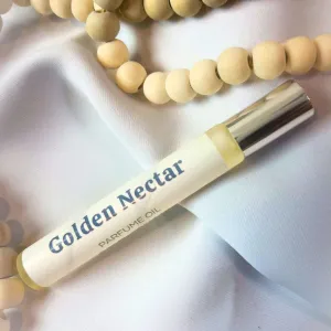 Golden Nectar Luxury Rollerball Perfume Oil | Handcrafted Fruity Gourmand Fragrance