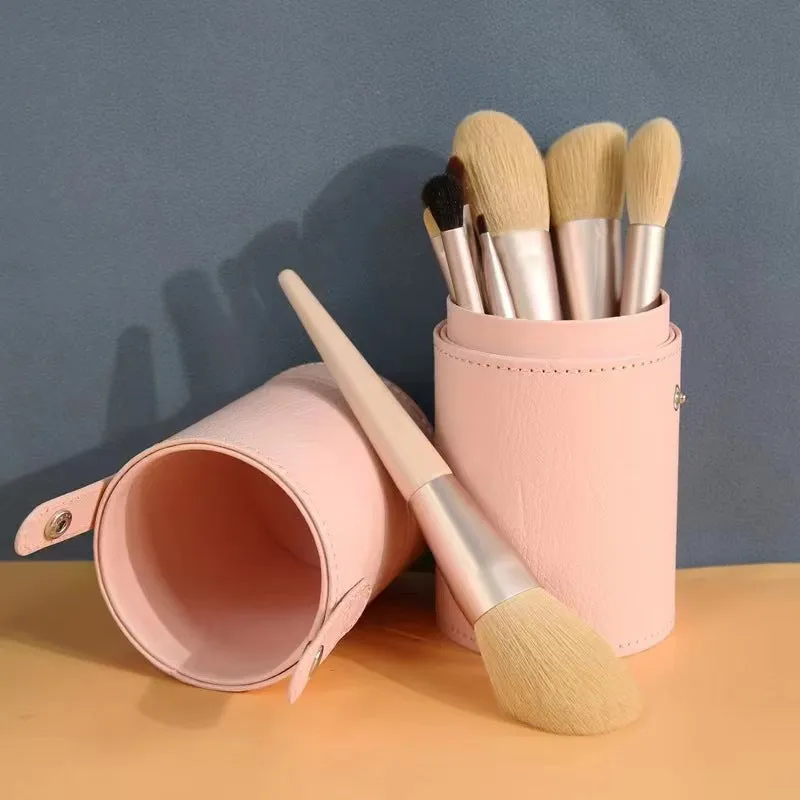 Green Cloud 14-piece makeup brush set for beginners, super soft, complete set of beauty tools, loose powder eye shadow brush, supports dropshipping