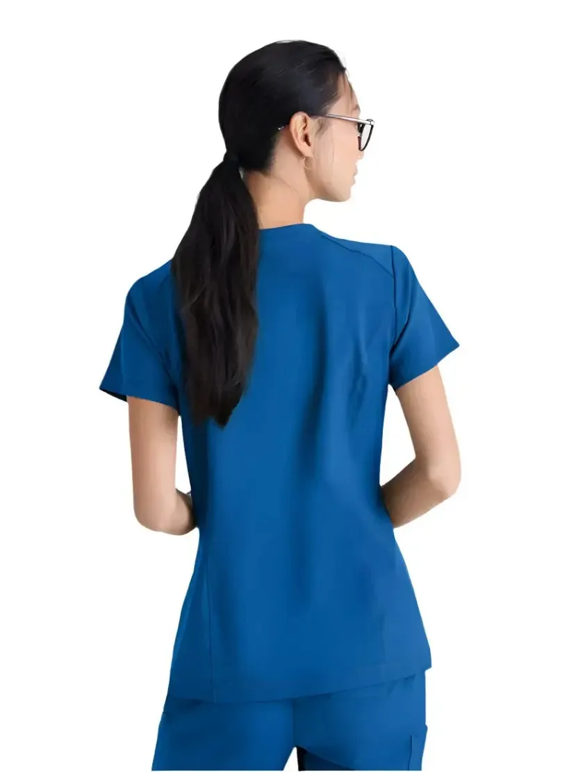 Grey's Anatomy™ Evolve by Barco Sway 1-Pocket Banded V-Neck  Scrub Top