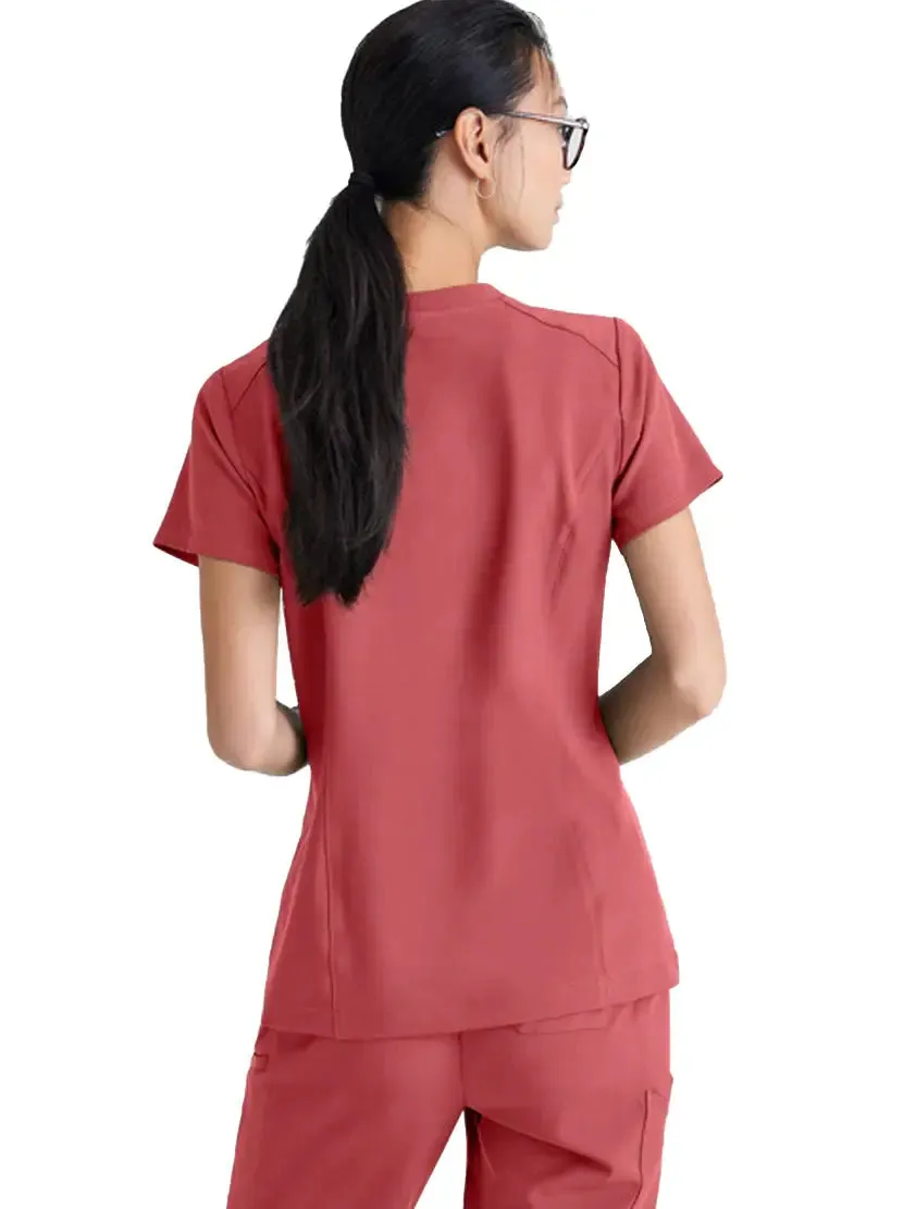 Grey's Anatomy™ Evolve by Barco Sway 1-Pocket Banded V-Neck  Scrub Top