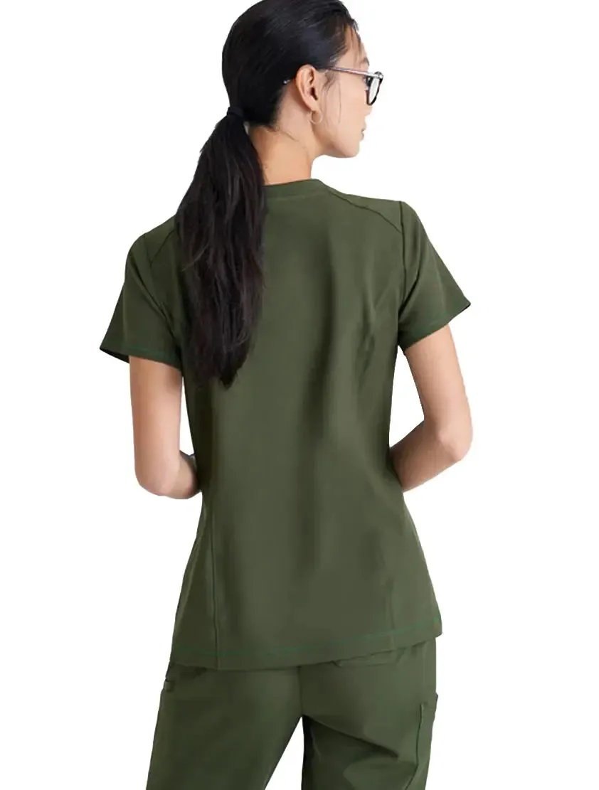 Grey's Anatomy™ Evolve by Barco Sway 1-Pocket Banded V-Neck  Scrub Top