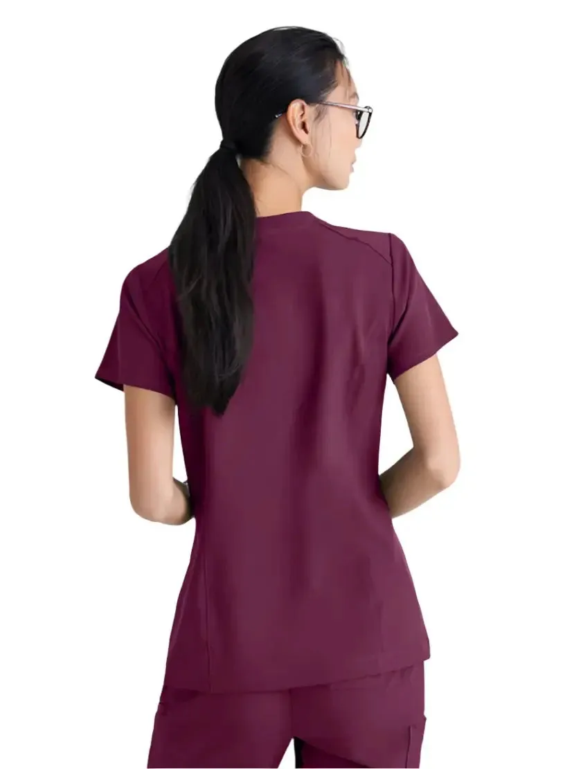 Grey's Anatomy™ Evolve by Barco Sway 1-Pocket Banded V-Neck  Scrub Top