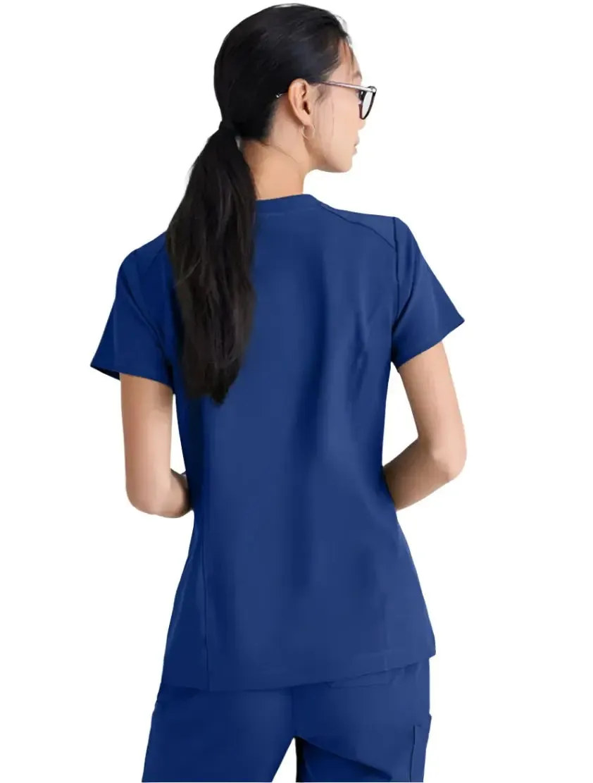 Grey's Anatomy™ Evolve by Barco Sway 1-Pocket Banded V-Neck  Scrub Top