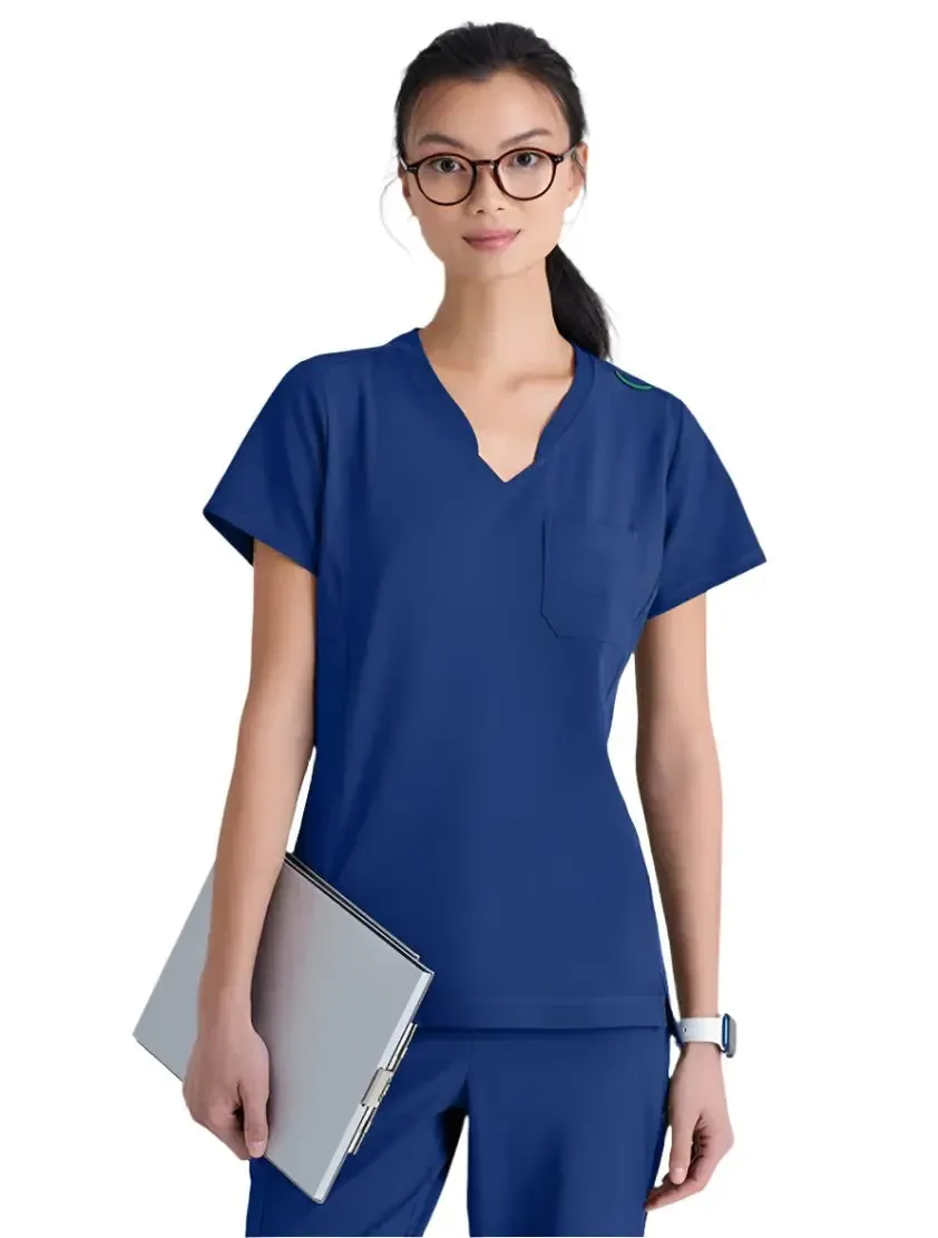 Grey's Anatomy™ Evolve by Barco Sway 1-Pocket Banded V-Neck  Scrub Top