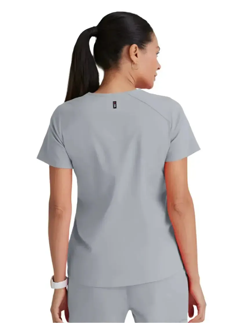 Grey's Anatomy Stretch™ by Barco Emma 4-Pocket V-Neck Scrub Top-Plus