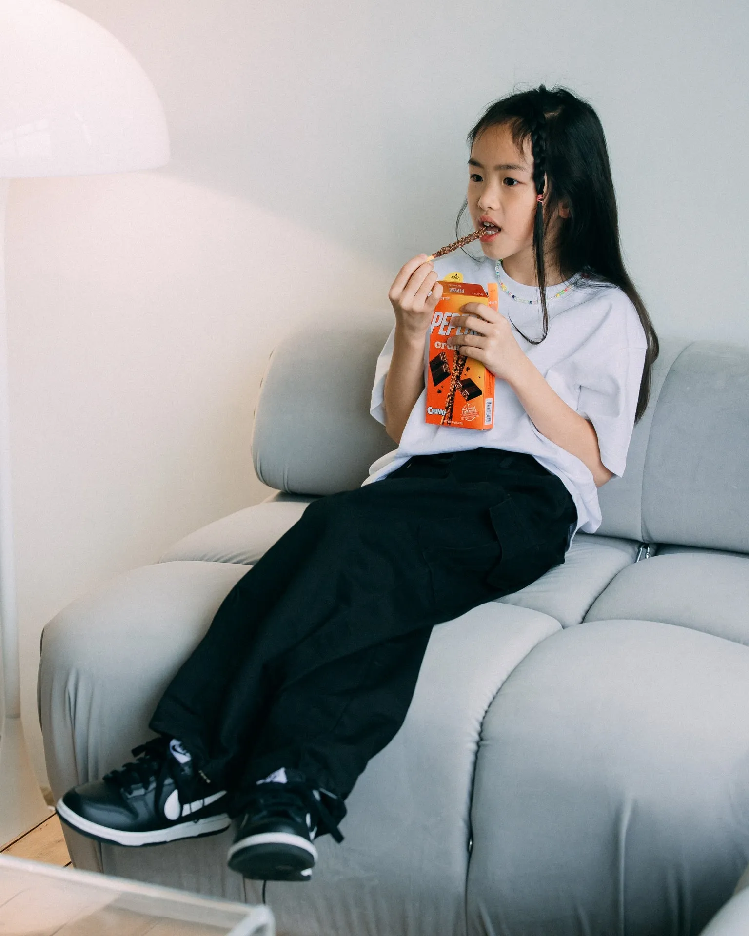 GROCERY KIDS MINI INVOICE TEE/ WHITE