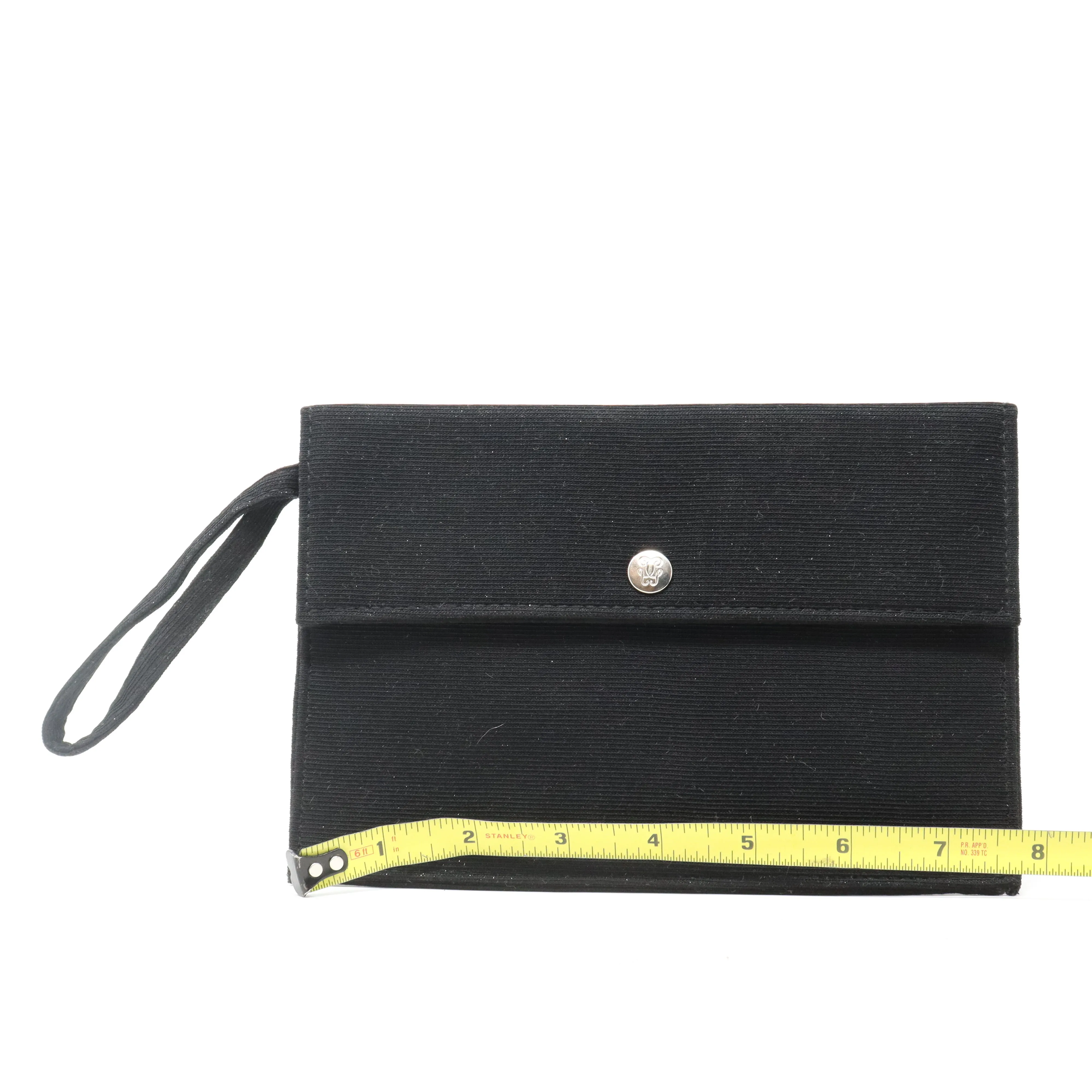 Guerlain Black Glitter Cosmetic Bag  / New