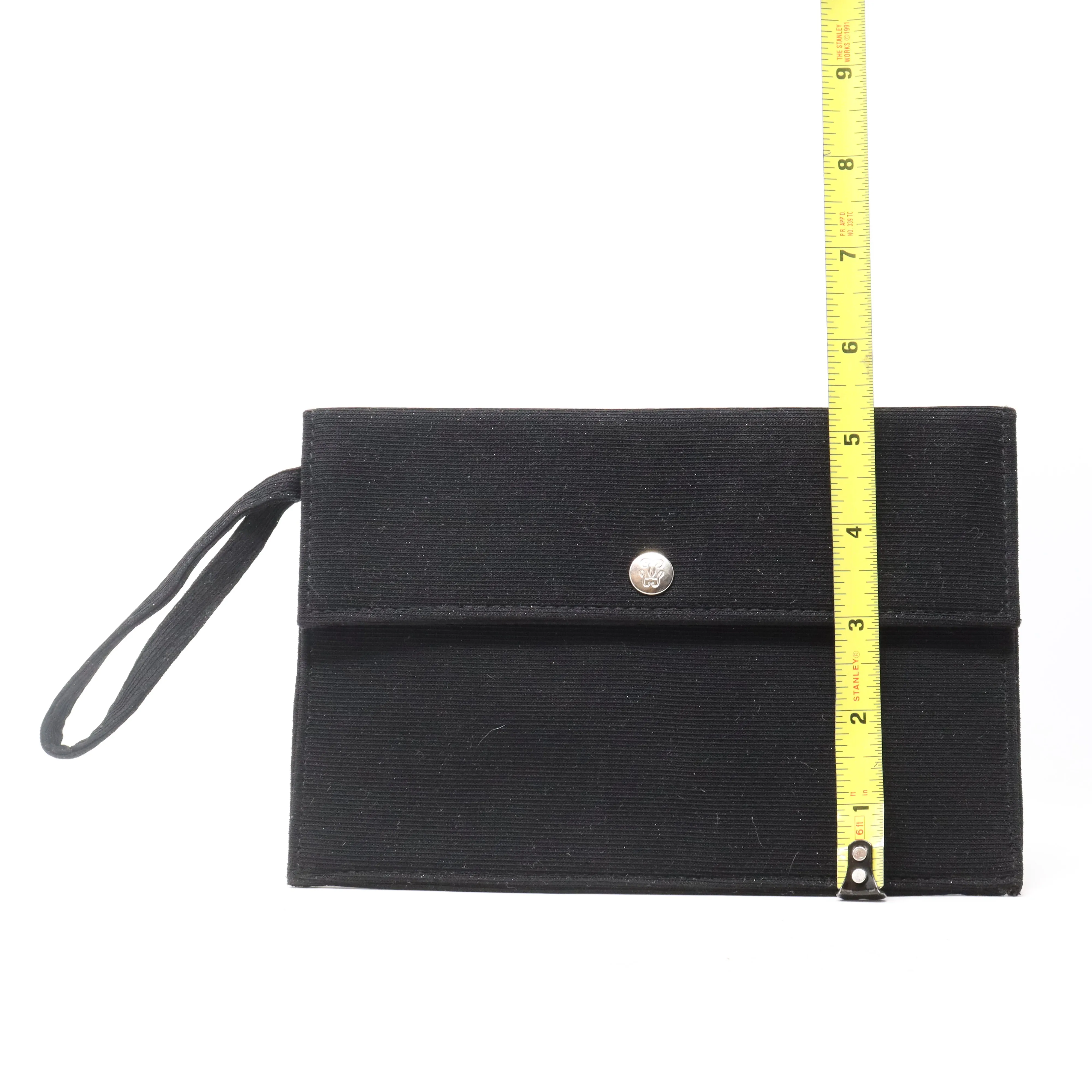 Guerlain Black Glitter Cosmetic Bag  / New