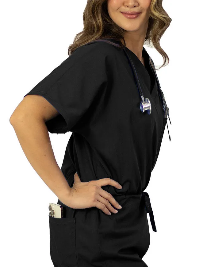 Heedfit Unisex V-Neck Four Pocket Scrub Top