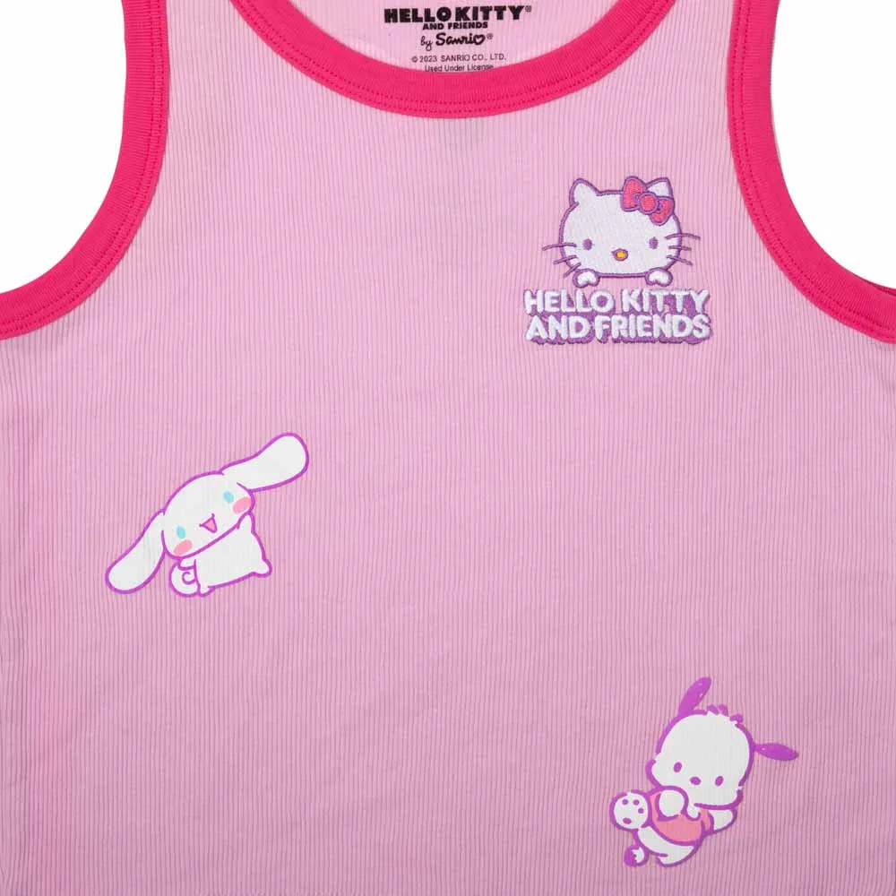 Hello Kitty & Friends Ribbed Tank Top