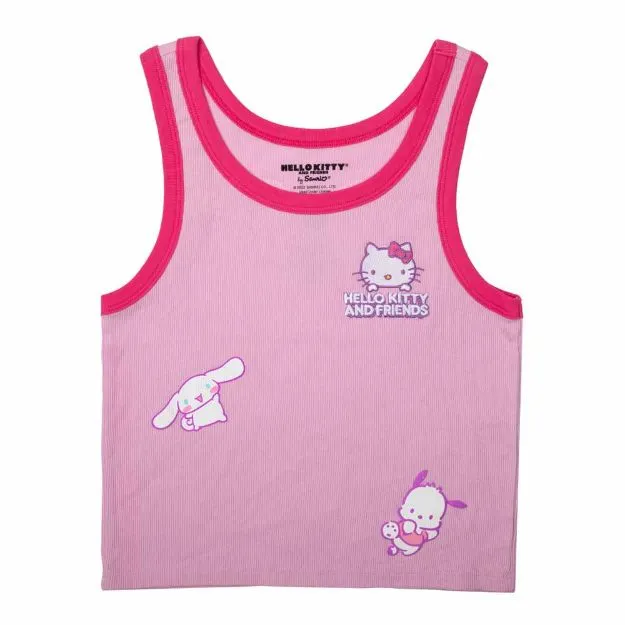 Hello Kitty & Friends Ribbed Tank Top