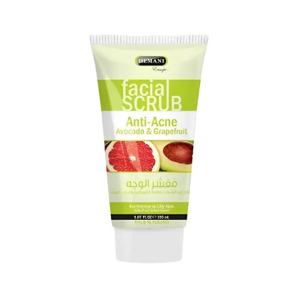 Hemani Facial Scrub Anti Acne Avocado & Grapefruit 150ml