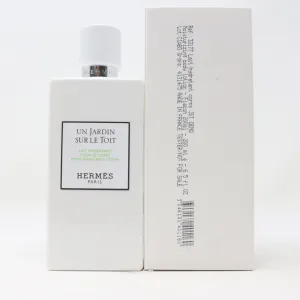 Hermes Un Jardin Sur Letoit Body Lotion  6.5oz/200ml New In White Box