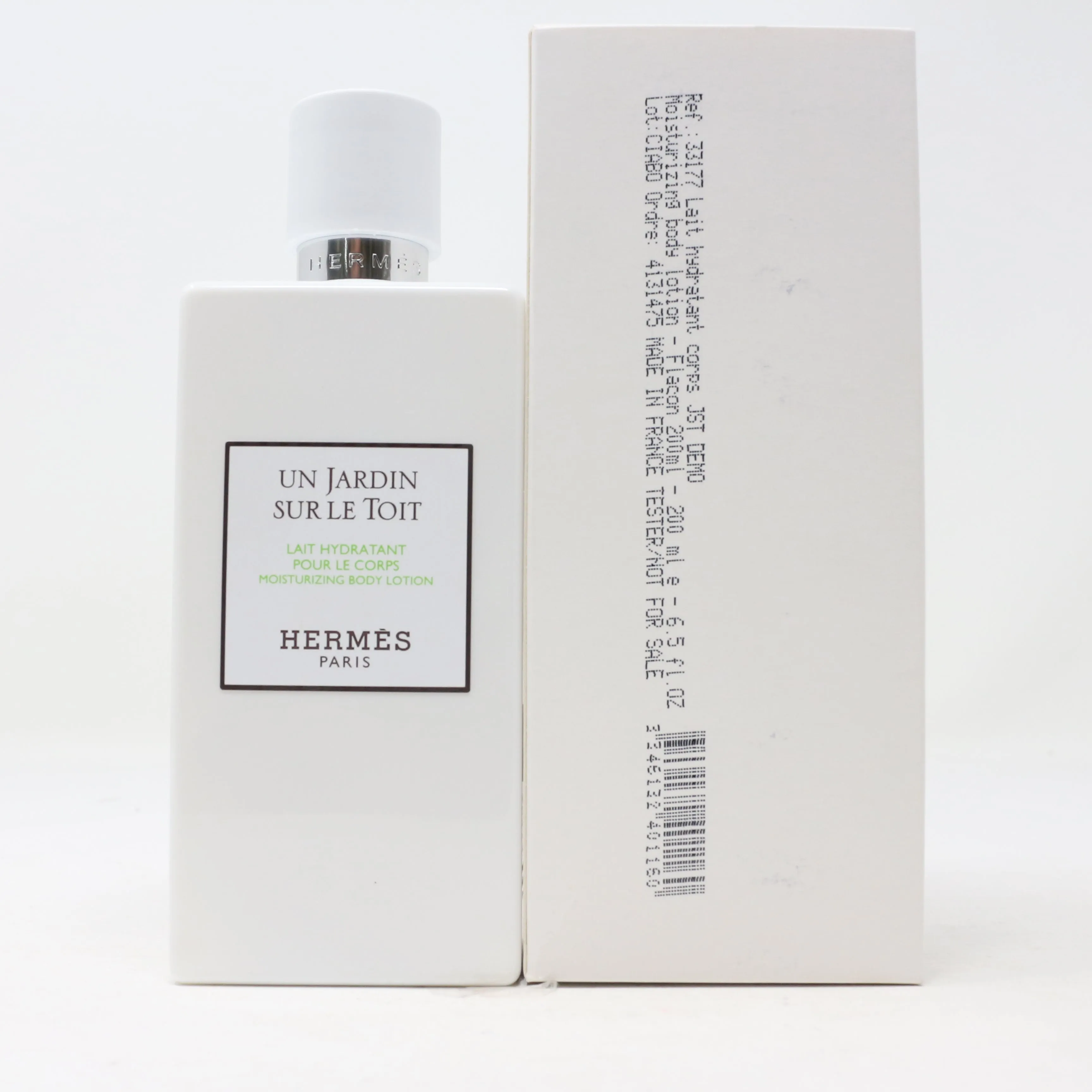 Hermes Un Jardin Sur Letoit Body Lotion  6.5oz/200ml New In White Box