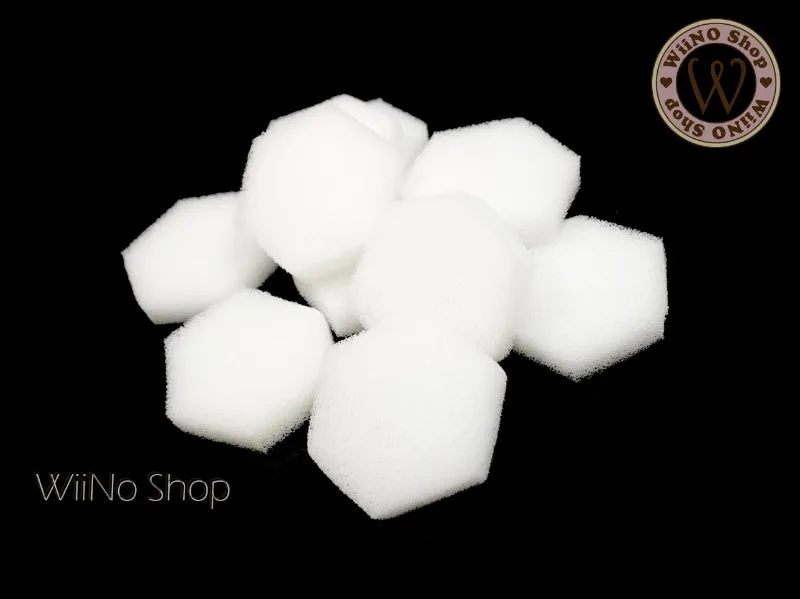 Hexagon Nail Polish Gel Cleansing Sponge