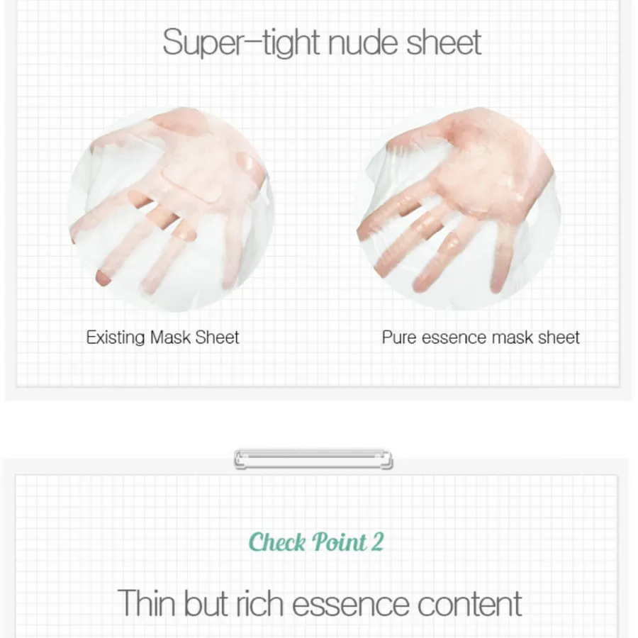 HOLIKA HOLIKA Pure Essence Mask Sheet Pearl, 1 sheet 20ml/ 0.67fl.oz