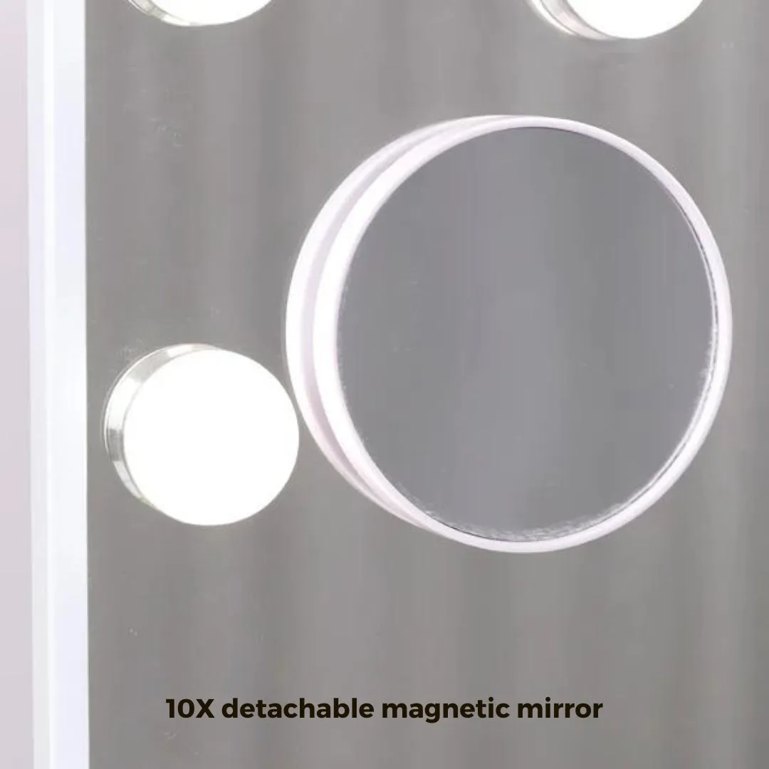 Hollywood Vanity Mirror with Bluetooth Speaker XXL - 15 Dimmable LED Bulbs