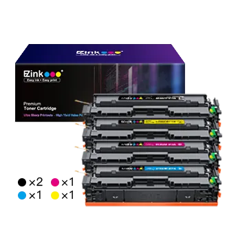 HP 410A 410X Compatible Toner Cartridges(5 Pack)