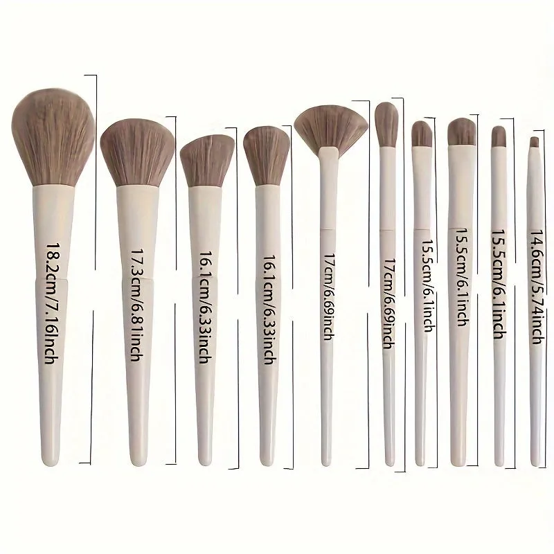 Hypoallergenic Palm Makeup Brush Set