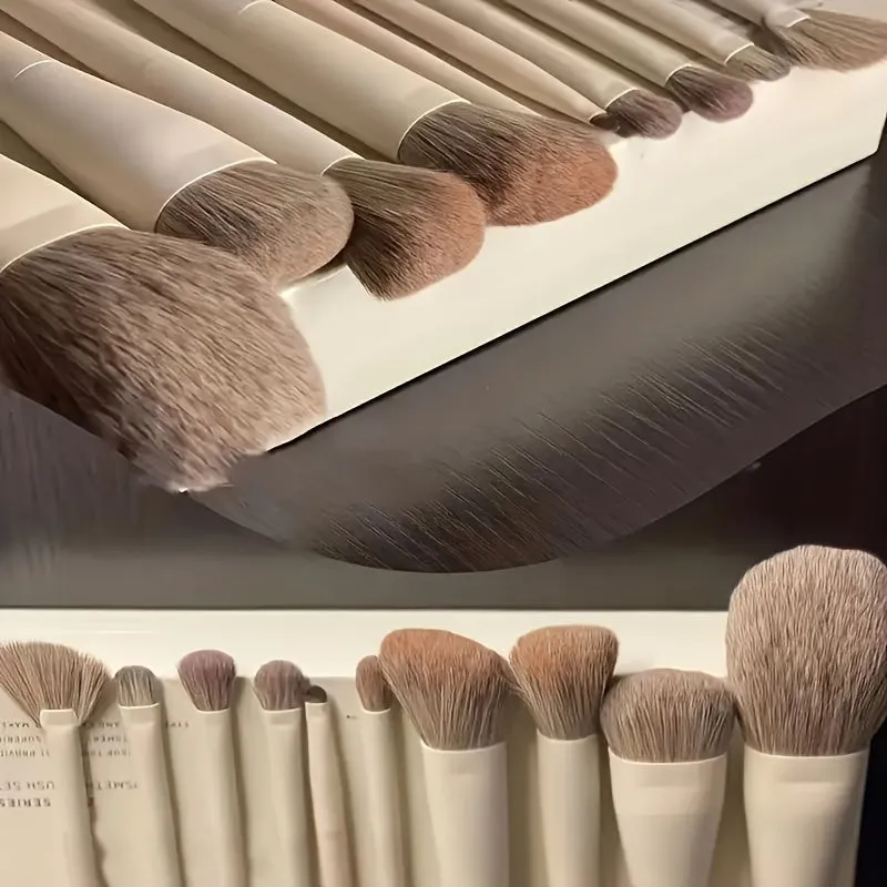 Hypoallergenic Palm Makeup Brush Set